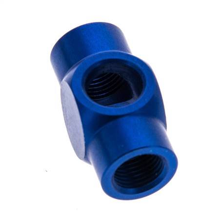 G1/8'' Aluminum Tee Banjo Fitting with Female Threads [2 Pieces]