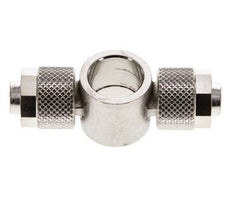 Conector Latón Niquelado en T 10x8 & G1/4'' de Rosca [2 piezas]