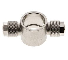 Conector Latón Niquelado en T 10x8 & G1/2'' de Rosca