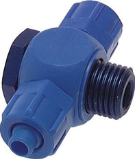 8x6 & G1/4'' PVC Banjo Tee Push-on Fitting with Male Threads with O-ring [2 Pieces]