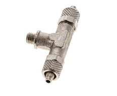 Conector Latón Niquelado en T 5x3 & M5 Rosca Macho [2 piezas]