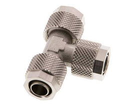 10x8 Nickel plated Brass Tee Push-on Fitting [2 Pieces]