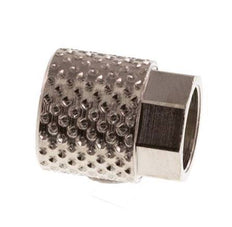 Tuerca de Latón Niquelado 6x4mm (M8x0,75) [20 piezas]