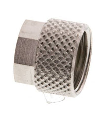 Tuerca de Latón Niquelado 8x6mm (M12x1) [20 piezas]