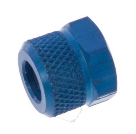 Tuerca de Aluminio 6x4mm (M10x1) [10 Piezas]