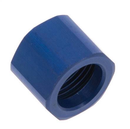 10x8mm (M14x1) Aluminium Union Nut [10 Pieces]
