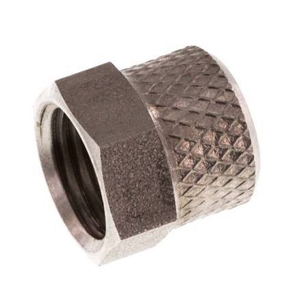 6x4mm (M10x1) Stainless Steel Union Nut [2 Pieces]