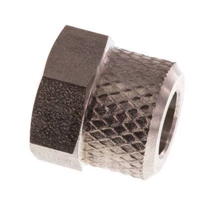 6x4mm (M10x1) Stainless Steel Union Nut [2 Pieces]