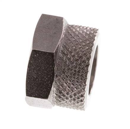 Tuerca de unión de acero inoxidable 10x8mm (M14x1)