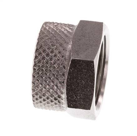 Tuerca de unión de acero inoxidable 10x8mm (M14x1)