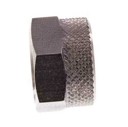 Tuerca de unión de acero inoxidable 12x10mm (M16x1)