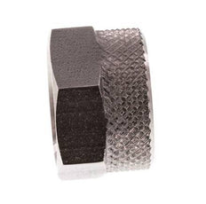 Tuerca de unión de acero inoxidable 12x10mm (M16x1)