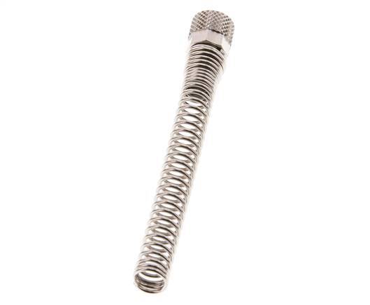 6x4mm (M10x1) Nickel-plated Brass Union Nut Bend Protection [2 Pieces]