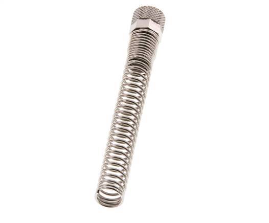 8x6mm (M12x1) Nickel-plated Brass Union Nut Bend Protection [2 Pieces]