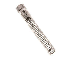 10x8mm (M14x1) Nickel-plated Brass Union Nut Bend Protection [2 Pieces]