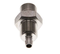 6x4 & G1/8'' Stainless Steel 1.4571 Straight Push-on Fitting with Male Threads