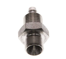 6x4 & G1/8'' Stainless Steel 1.4571 Straight Push-on Fitting with Male Threads
