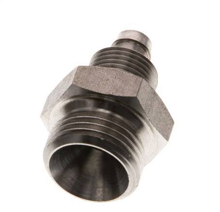 8x6 y G3/8'' Acero inoxidable 1.4571 Racor recto con rosca macho