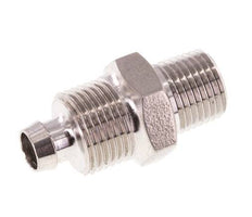 8x6 & 1/8''NPT Racor recto con rosca macho de acero inoxidable 1.4571