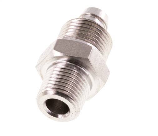 8x6 & 1/8''NPT Racor recto con rosca macho de acero inoxidable 1.4571