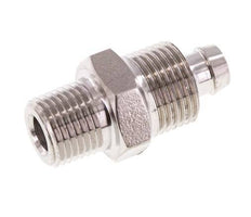 8x6 & 1/8''NPT Racor recto con rosca macho de acero inoxidable 1.4571