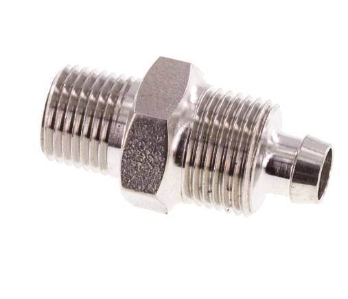 8x6 & 1/8''NPT Racor recto con rosca macho de acero inoxidable 1.4571