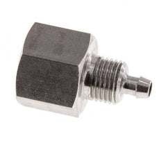6x4 & G1/4'' Stainless Steel 1.4571 Straight Push-on Fitting with Female Threads