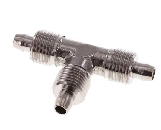 Racor en T de acero inoxidable 1.4404 6x4