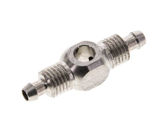 Conector Banjo Acero Inoxidable en T 6x4 & M5 1.4571 de Rosca