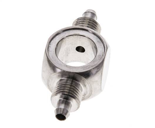 Conector Acero Inoxidable Banjo en T 6x4 & G1/4'' 1.4571 de Rosca