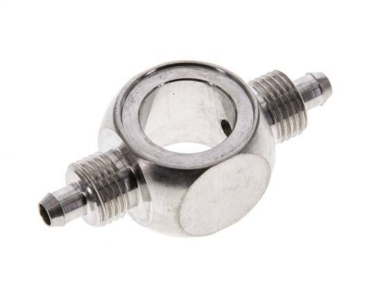 Conector Acero Inoxidable Banjo en T 6x4 & G1/4'' 1.4571 de Rosca