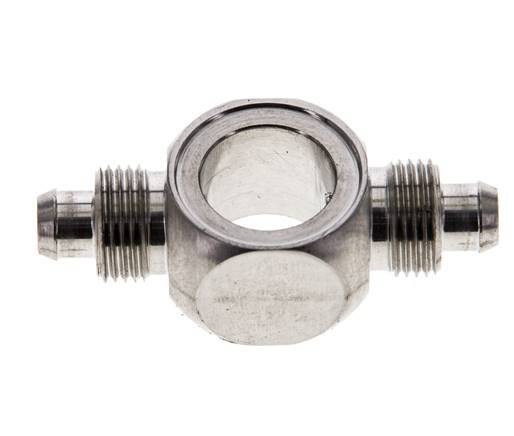 Conector Acero Inoxidable en T 1.4571 de 8x6 & G1/4 de Rosca