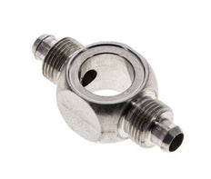 Conector Acero Inoxidable en T 1.4571 de 8x6 & G1/4 de Rosca