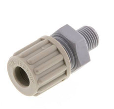 Accesorio de compresión recto de PA 8x6mm y G1/8'' con rosca macho 10 bar [2 piezas]