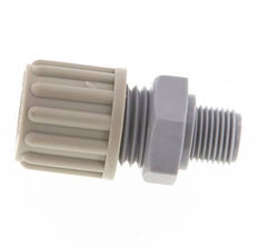 Accesorio de compresión recto de PA 8x6mm y G1/8'' con rosca macho 10 bar [2 piezas]