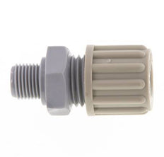 Accesorio de compresión recto de PA 8x6mm y G1/8'' con rosca macho 10 bar [2 piezas]