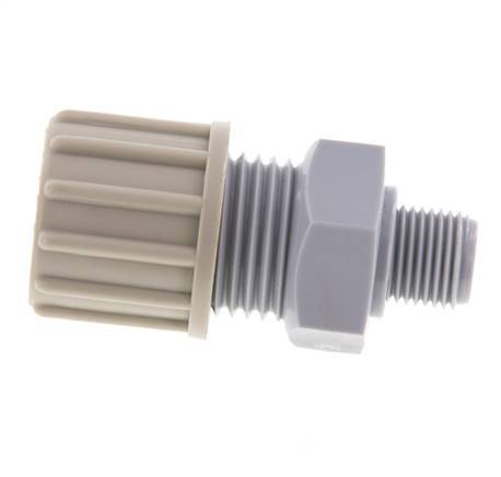 10x8mm & G1/8'' PA Straight Compression Fitting with Male Threads 10 bar [2 Pieces]