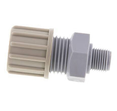 10x8mm & G1/8'' PA Straight Compression Fitting with Male Threads 10 bar [2 Pieces]