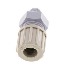 10x8mm & G1/8'' PA Straight Compression Fitting with Male Threads 10 bar [2 Pieces]
