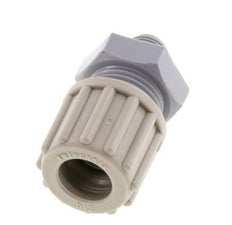 12x9mm & G1/8'' PA Racor recto de compresión con rosca macho 10 bar