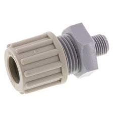 12x9mm & G1/8'' PA Racor recto de compresión con rosca macho 10 bar