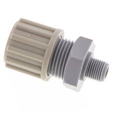 12x9mm & G1/8'' PA Racor recto de compresión con rosca macho 10 bar