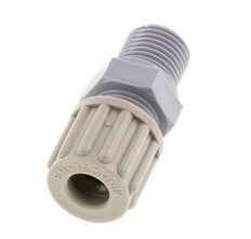 Racor de compresión recto 8x6mm y G1/4'' PA con rosca macho 10 bar [2 piezas]