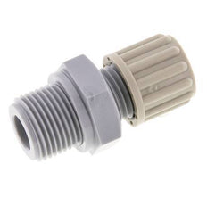 Racor de compresión recto 8x6mm y G3/8'' PA con rosca macho 10 bar [2 piezas]