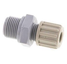 Racor de compresión recto 8x6mm y G3/8'' PA con rosca macho 10 bar [2 piezas]