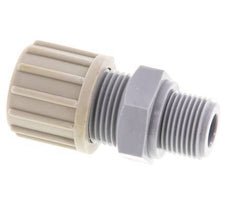14x12mm & G3/8'' PA Straight Compression Fitting with Male Threads 10 bar