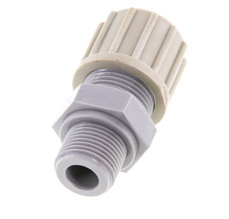 14x12mm & G3/8'' PA Straight Compression Fitting with Male Threads 10 bar