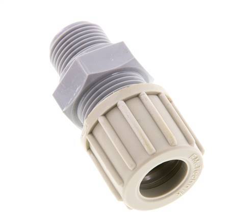 14x12mm & G3/8'' PA Straight Compression Fitting with Male Threads 10 bar