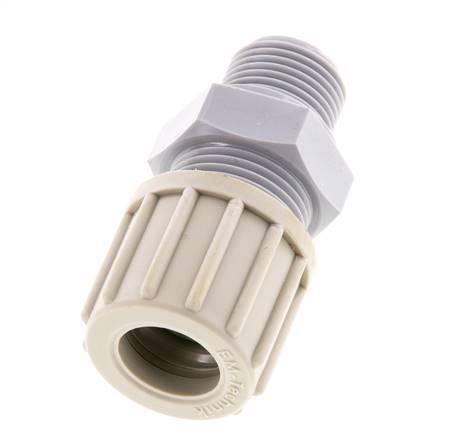 14x12mm & G3/8'' PA Straight Compression Fitting with Male Threads 10 bar