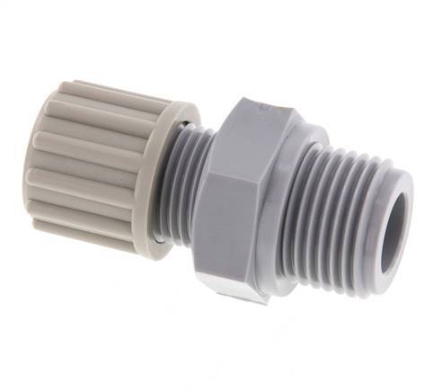 12x9mm & G1/2'' PA Racor recto de compresión con rosca macho 10 bar